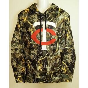 Minnesota Twins MLB Foco Big Logo Camo Hoodie 2XL